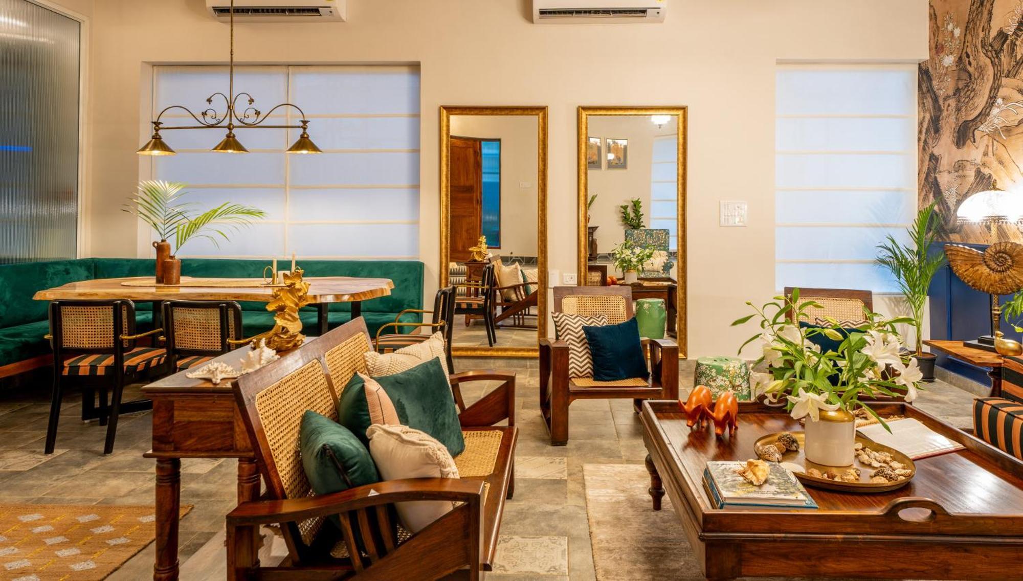 Elivaas 5 Bhk With Pvt Pool, Entertainment Room & Glass House - Bludoor Marmagao Exterior photo